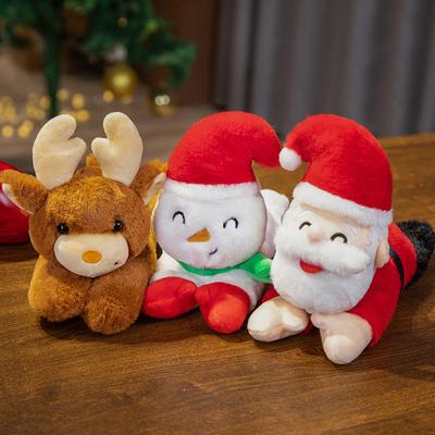 Dětská hračka Plyšová panenka Santa Claus Snap Ring Elk Snap Ring