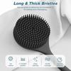 ACCRUNCH Premium Soft Silicone Back Scrubber Shower Bath Body Brush with Long Handle Dirt_Removal Back Scrubber | BPA-Free | For Men and Women (LIGH