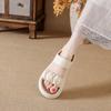 thick-soled Roman sandals, womanly socialite height-enhancing beach shoes 2025 summer wear, non-slip soft-soled student sandals