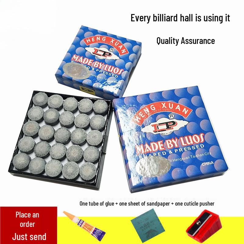 

LP Pool Cue with 9mm, 10mm, 13mm Tips and Leather Tip Snooker Cue Ferrules for Billiards 9MM Leather Tip Grade B, 10 pieces