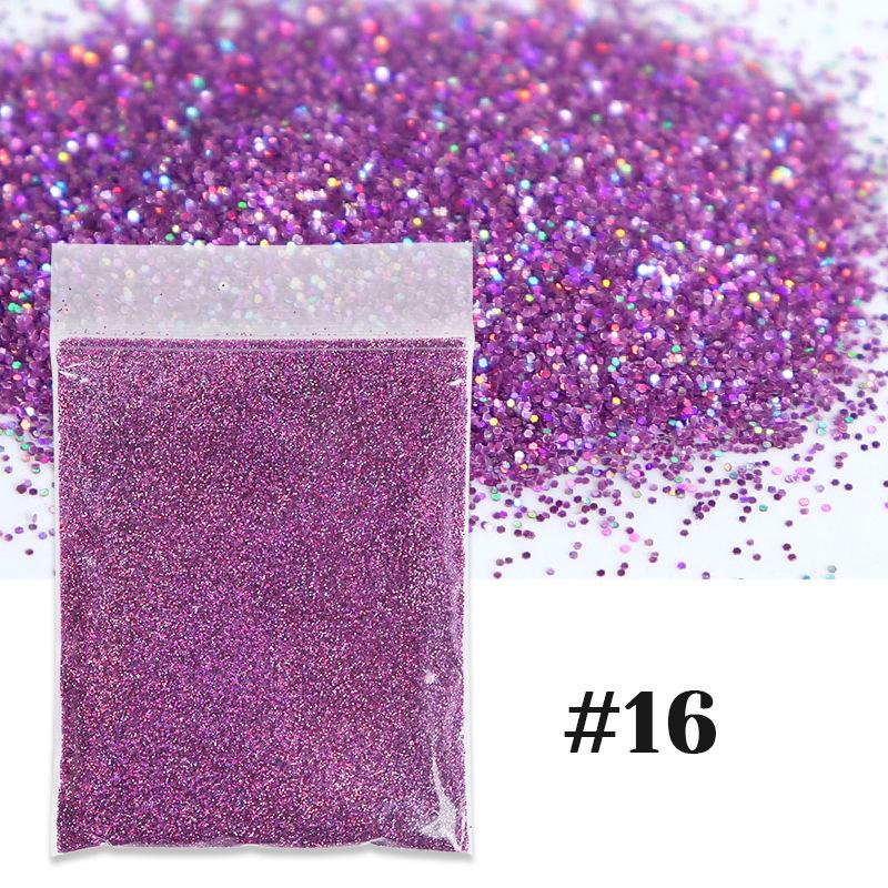 10g mixed color nail art glitter powder holographic laser dust nail Sequins bulk DIY epoxy resin nail art filler