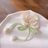 Elegant Tulip Flower Hair Clips for Women Girls Handmade Fabric Bow Hair Claw Barrettes Headwear Korean Hair Accessories