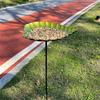 Leaf Shape Outdoor Bird Bath Winterproofed Durability Garden Decoration Feeders for Wild Birds for Nature Lover