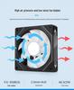 14cm Hydraulic Bearing Chassis Fan with RGB Sync, Shockproof Feet, and Silent Operation for PC Cases.