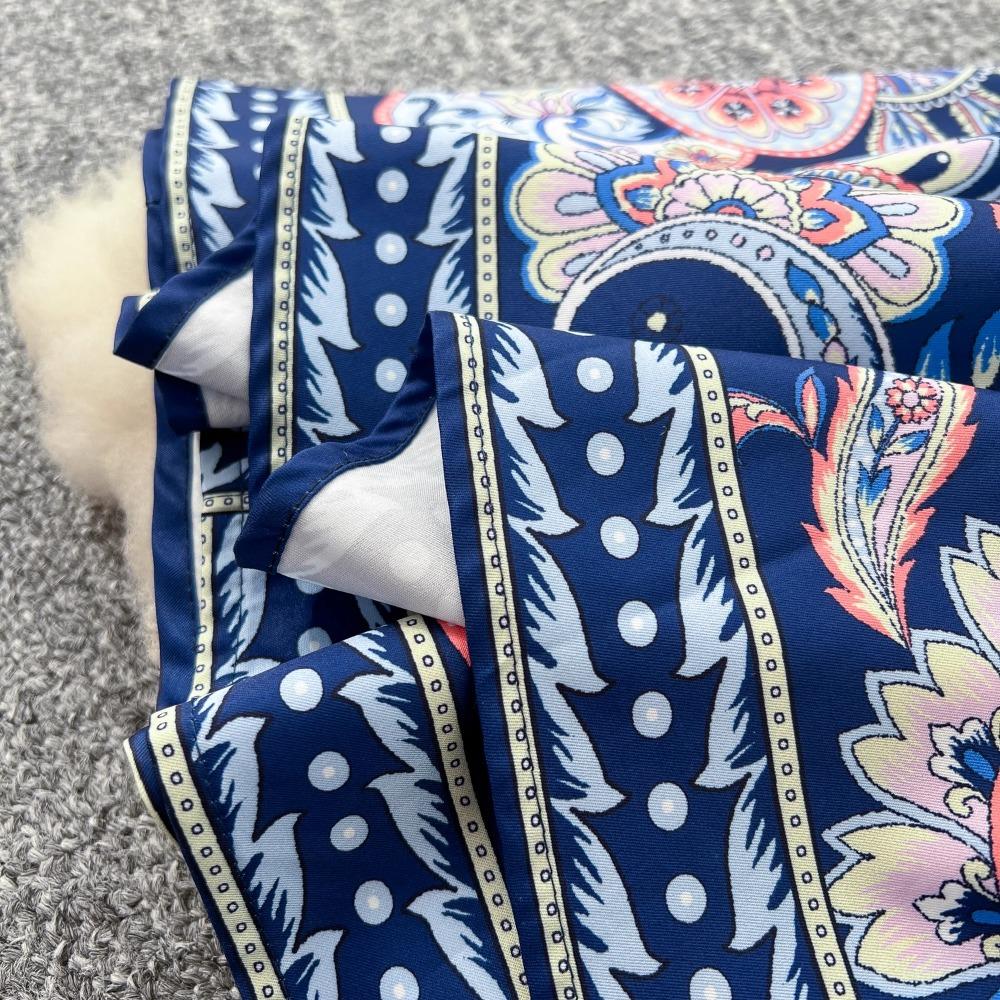 New Printted High Street Dresses For Women V Neck Long Sleeve Patchwork Sashes Temperament Dress Female Dresses