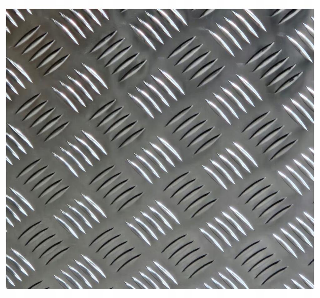 Aluminum corrugated sheet 250 x 250, 2.0 thick, grade 5754