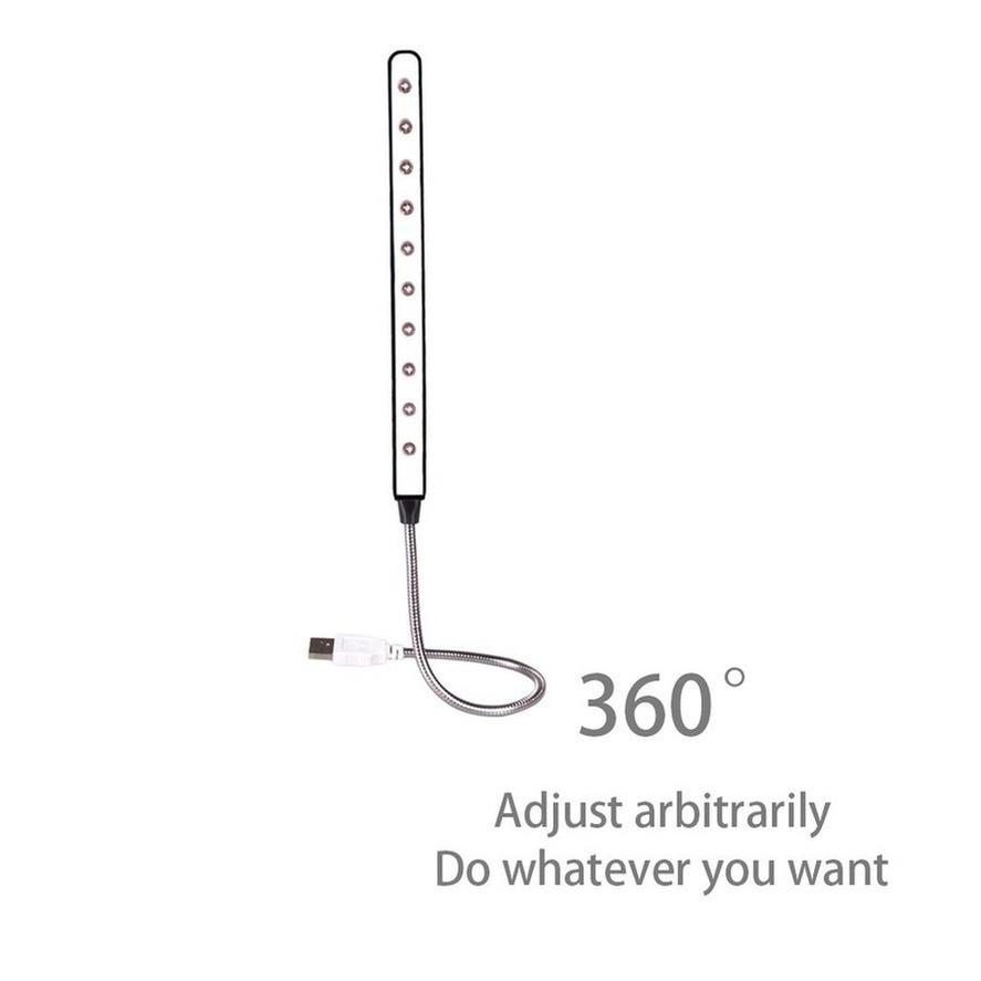 Book Lights Book Reading Lamp LED Night Light 5V USB Eye Protection Desk Table Lighting For PC Notebook Power Bank Study Work