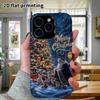 Phone Case: 2D Flat Design Suitable for iPhone 18 17 16 15 14 13 Pro Film Protective Case, Couple Style, Snowy Forest, Christmas and Halloween Gift