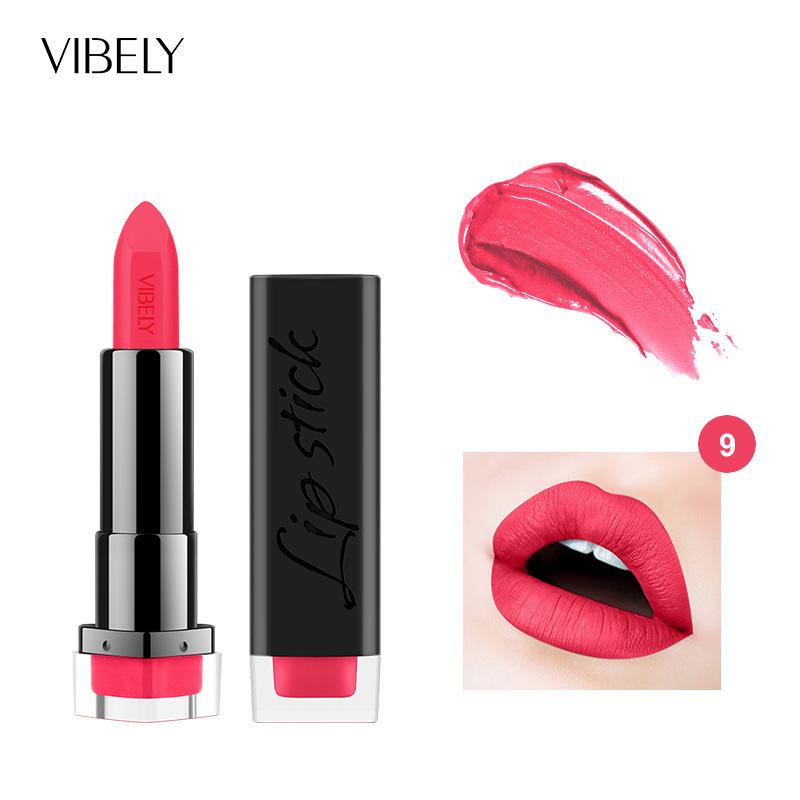 VIBELY Mattlippenstift Langanhaltend Wasserfest Transferfest Feuchtigkeitsspendend Nährender Lippenstift 29 Farbtöne