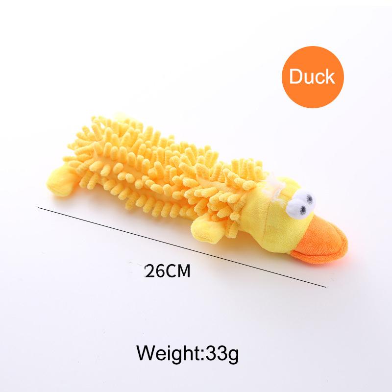 Squeaky Plush Chew Toy For Pets, Teeth Cleaning And Chewing Dog Toy Pet Supplies