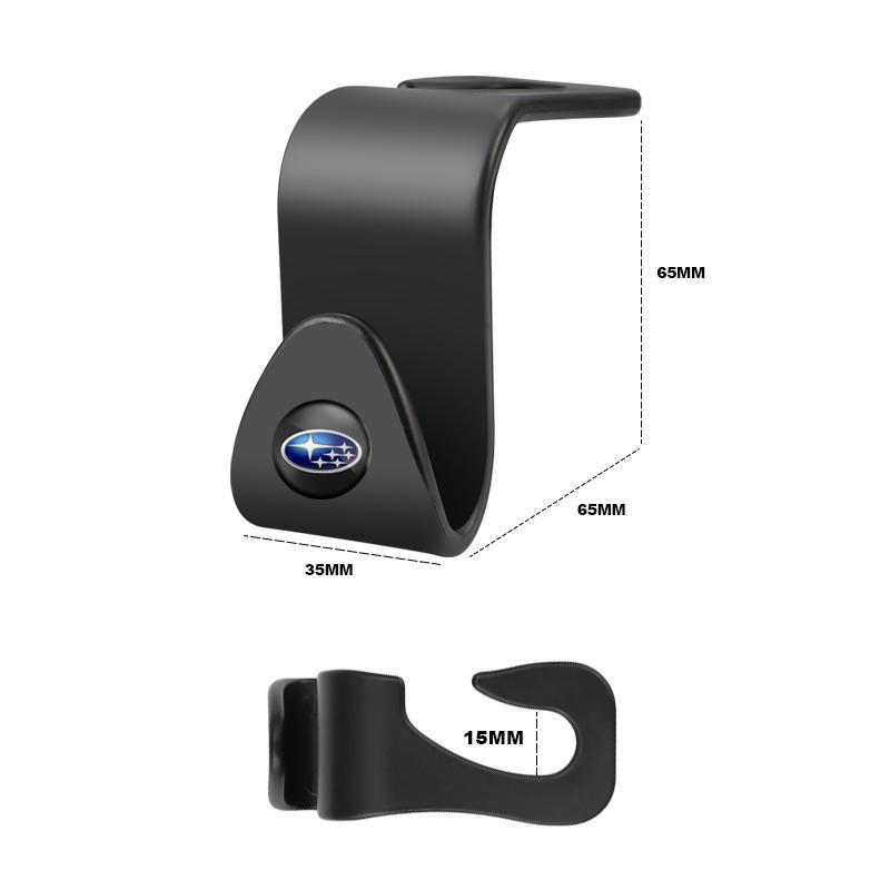 2Pcs Car Seat Back Hooks Auto Accessories For Subaru STI XV Legacy Impreza Crosstrek Levorg Mpreza WRX 2006Forester BRZ Outback tett7
