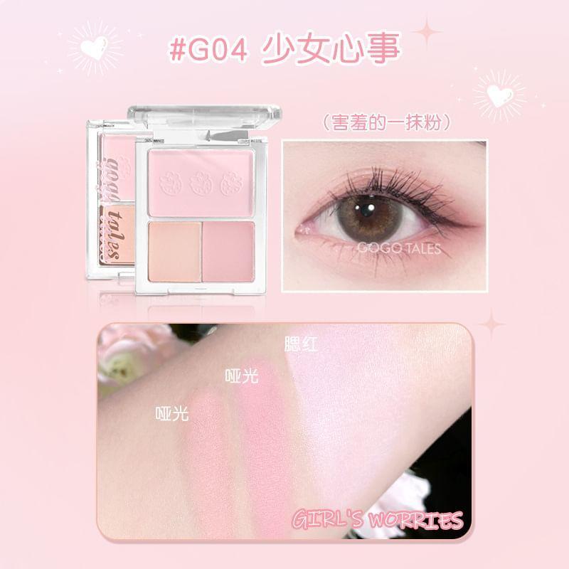 GOGO TALES - Blusher Eyeshadow Palette (4-5)