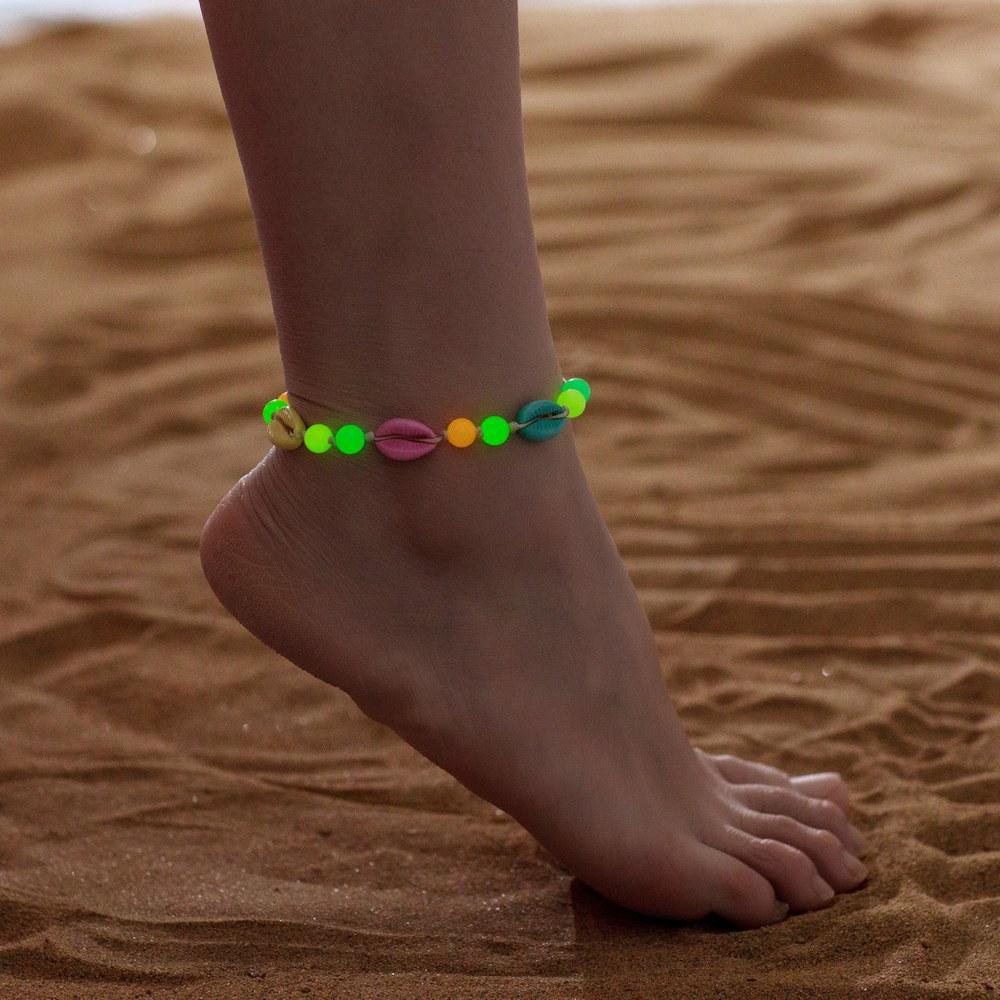 

Модные женские браслеты на щиколотку в стиле бохо разноцветный