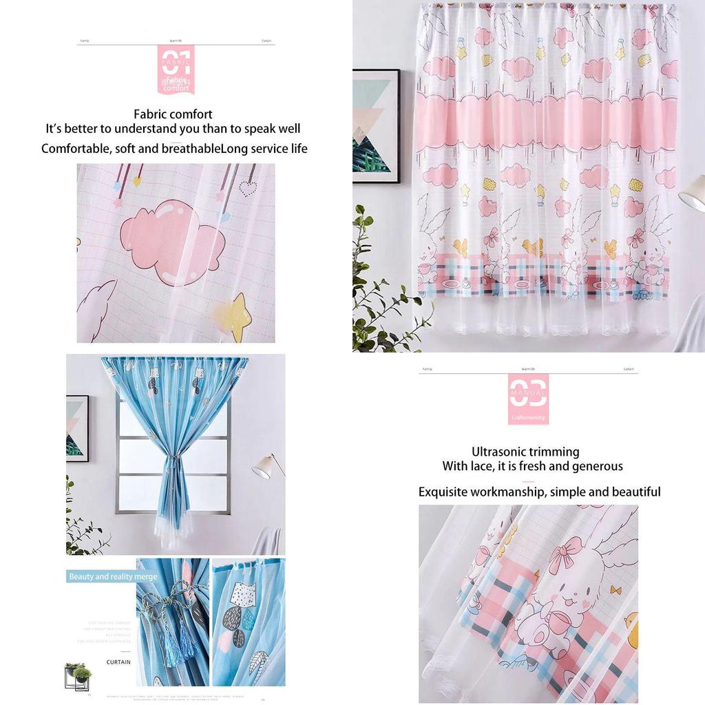 High Quality Velcro Curtain Window Self Adhesive Blackout Drapes Perfect For Elegant Home Decor Styles