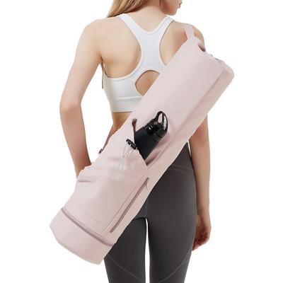 UOPR Yoga Mat Yoga Mat Case with Adjustable Yoga Mat Yoga Works Mat Gym Bag with Zipper and Perfect for Yoga Mat Pilates Easy To Carry Bag, Strap,