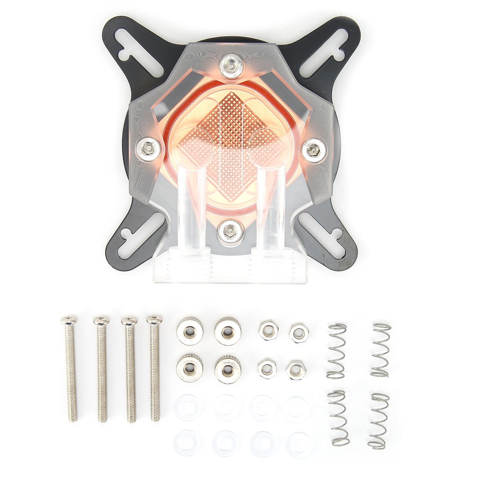 

Водяное охлаждение База Полный спектр Универсальный Прозрачный Видеокарта Медь Водяной Компьютер Аксессуары