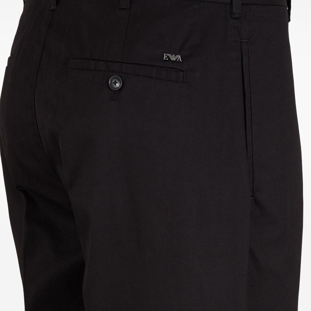 Emporio Armani Logo Plaque Tapered Leg Trousers 3D1PE1-1NQTZ-0999