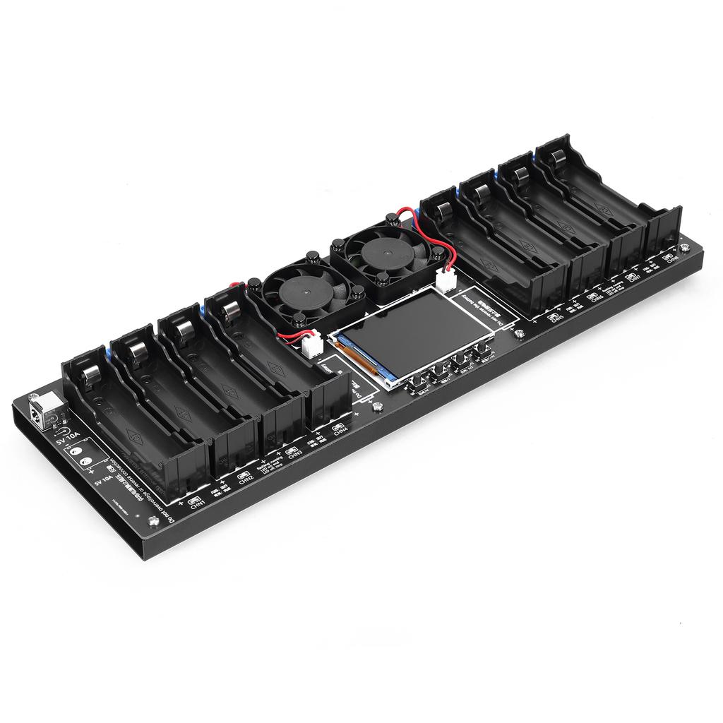 8-Kanal 18650 Batterietester 2,4-Zoll-TFT-Display Batteriekapazitätsprüfung mit MultiMode