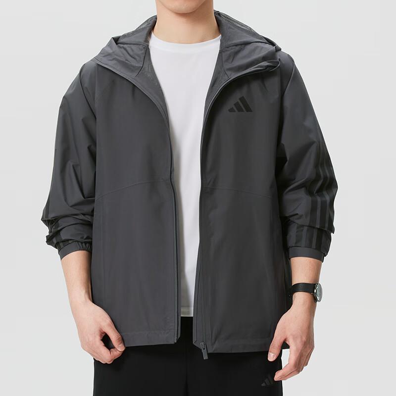 adidas Breathable Hooded Zipper Long Sleeve Jacket Men Jackets KE0272