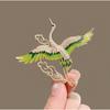 Diamond Butterfly Versatile Simple Brooch Flower Anti-light Pin Clothing Accessories Corsage