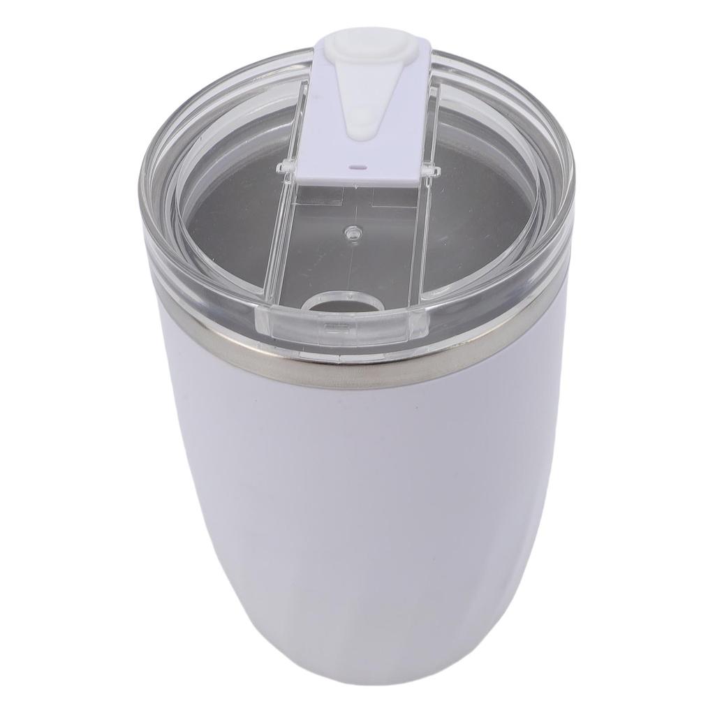 380ML Automatic Stirring Coffee Mug 304 Stainless Steel Auto Magnetic Coffee Cup Electric Mixing Mug for Home Office Gym