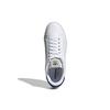 Adidas Originals Court Tourino RF Leather Casual Slip-Resistant Durable Low-Top Skate Shoes Unisex Sneakers White Blue GX4346