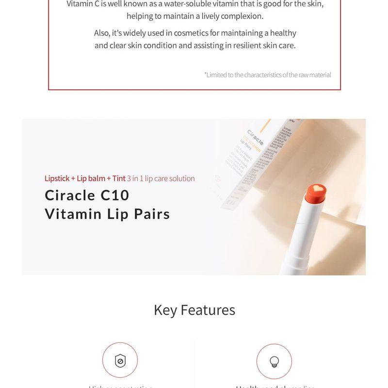 Ciracle - C10 Vitamin Lippen-Paare - 3 Farben