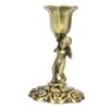 Angel Candle Holder Cherub Statue Candlestick Holder Vintage Metal Decoration for Dining Table Wedding Party