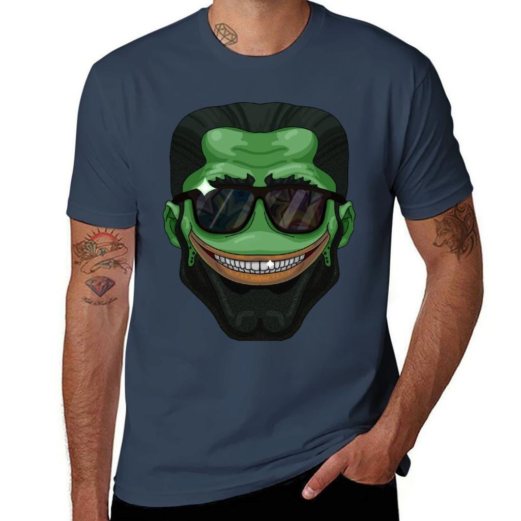 Chad Pepe Meme Sticker Tshirt Casual Basic Street Style Tshirt