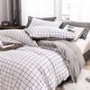 Luxury 400TC Cotton Flat Sheet Sets King Size Bedding with Wedding Pillowcase Design Comforter Set for Full Beds
