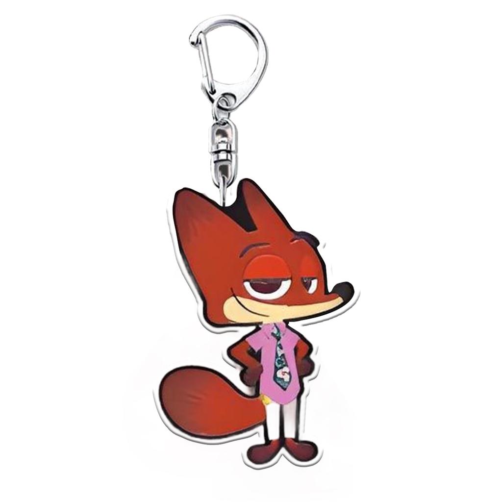 Set Of 1 Anime Acrylic Keychain Double Side Pendant Keyring