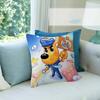 Cartoon Sicherheits-Sheriff Labrador Kissenbezug Cartoon Geschenk Kissenbezug Schlafzimmer Zuhause Sofa Stuhl Sitz Dekor Kissenbezug