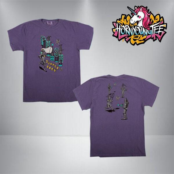 Phish Band Merchandise Tee Summer Tour 2025 Unisex TShirt Two Sides Unisex T-Shirt XXXXL