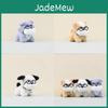 Porte-clés Chien en Peluche Adorable Avec Lunettes Poupée Cartoon Mignonne Pour Sacs Et Accessoires