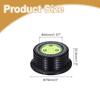 Uxcell 50Hz Record Weight Stabilizer 265g Aluminum Vinyl Clamp Weight Turntable Disc Stabilizer with Bubble Level Vibration Damper for LP Players