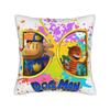 Adventure Kid Animation Movie Funny Pillowcase Printing Cushion Cover Decor Dog Man Pillow Case Cover Home Drop Shipping 40X40Cm