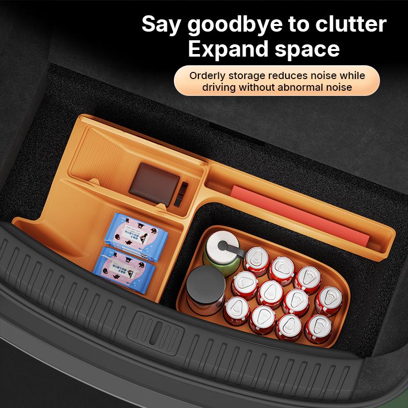 For Xiaomi Yu7 2025 2026 Trunk Storage Box Tail Box Leveling Organizer Interior Modification Special-Fit Interior Accessories