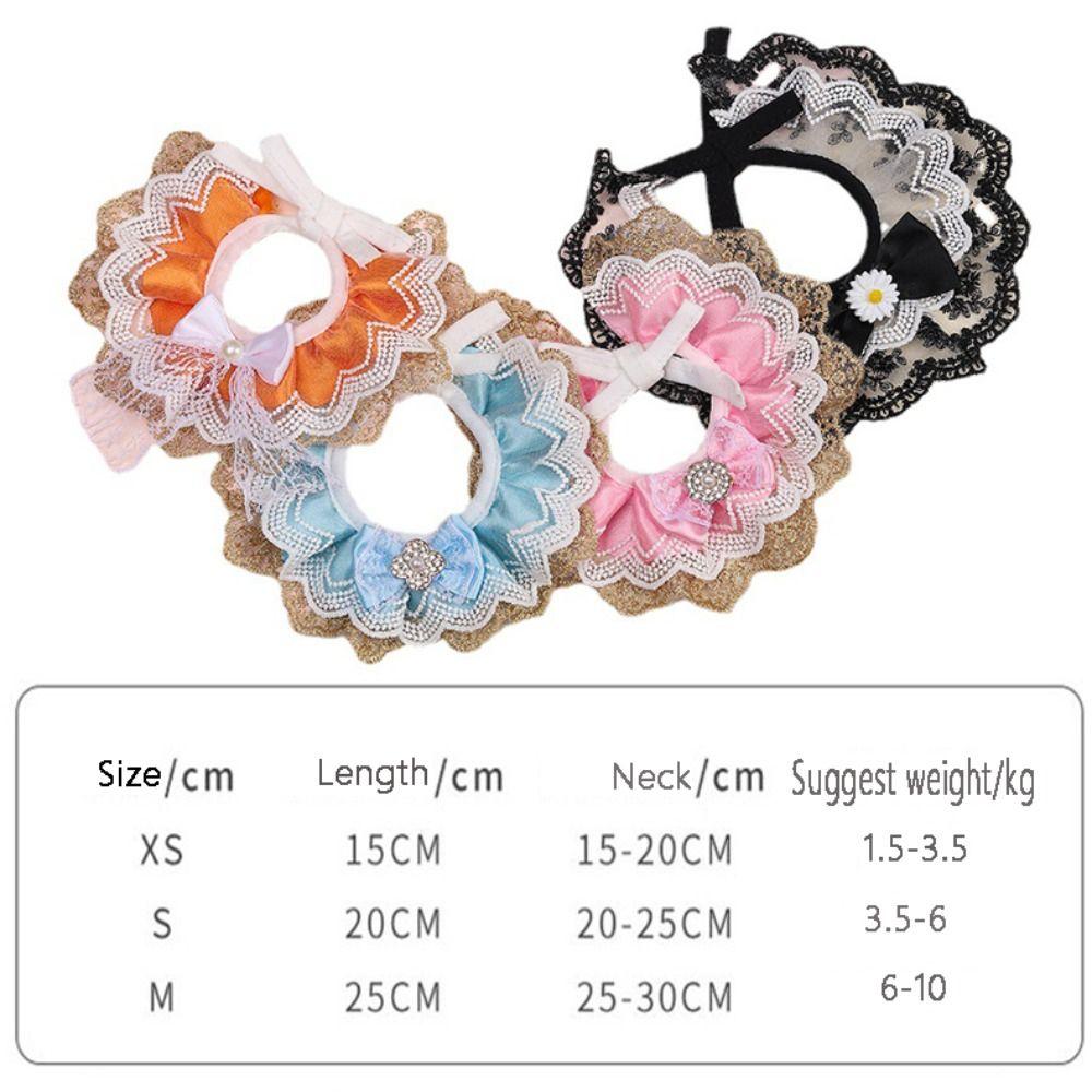 Adjustable Cat Collar Bowknot Dog Neckerchief Personalized Pet Necklace  Pet Suppliers
