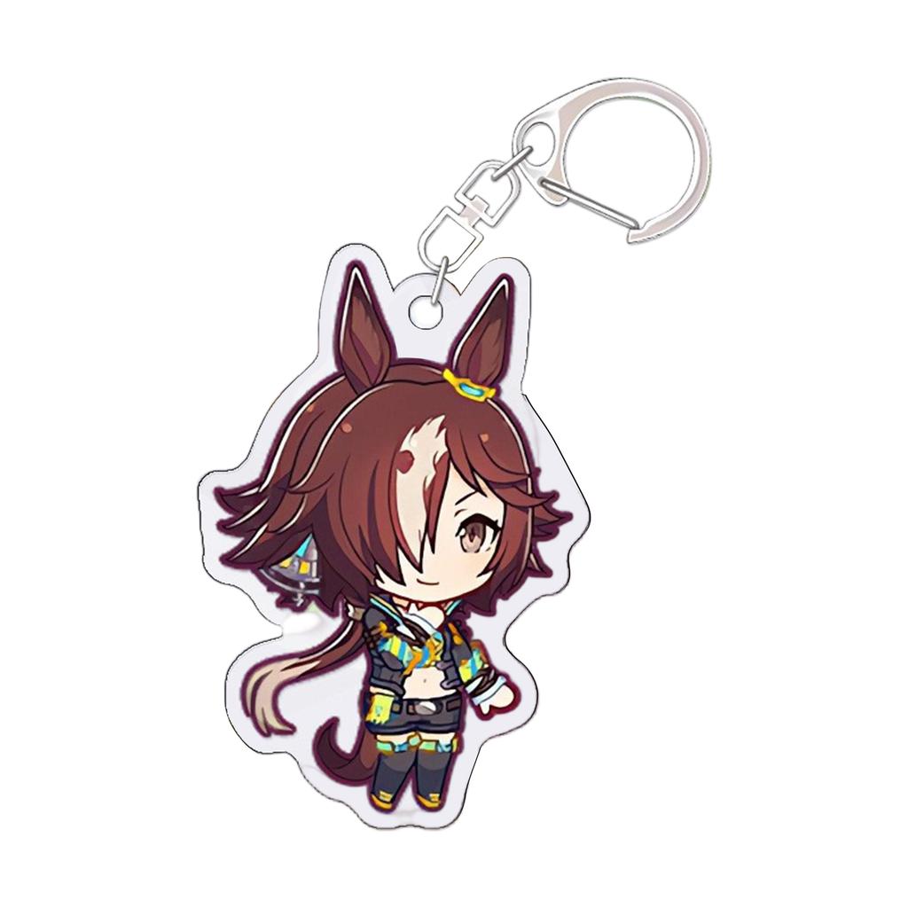 Acrylic Keychain Pendant Student School Bag Cute Decoration Small Gift