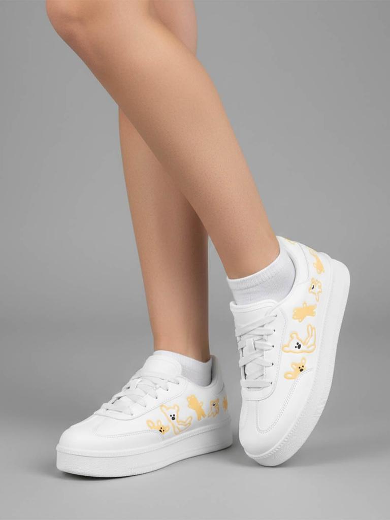 Shoetopia Γυναικεία Casual Αθλητικά Παπούτσια | Χαμηλά Παπούτσια με Κορδόνια και Αντικραδασμική Σόλα | Μοντέρνα Καθημερινά Παπούτσια Παπουτσιών Πεζοπορίας
