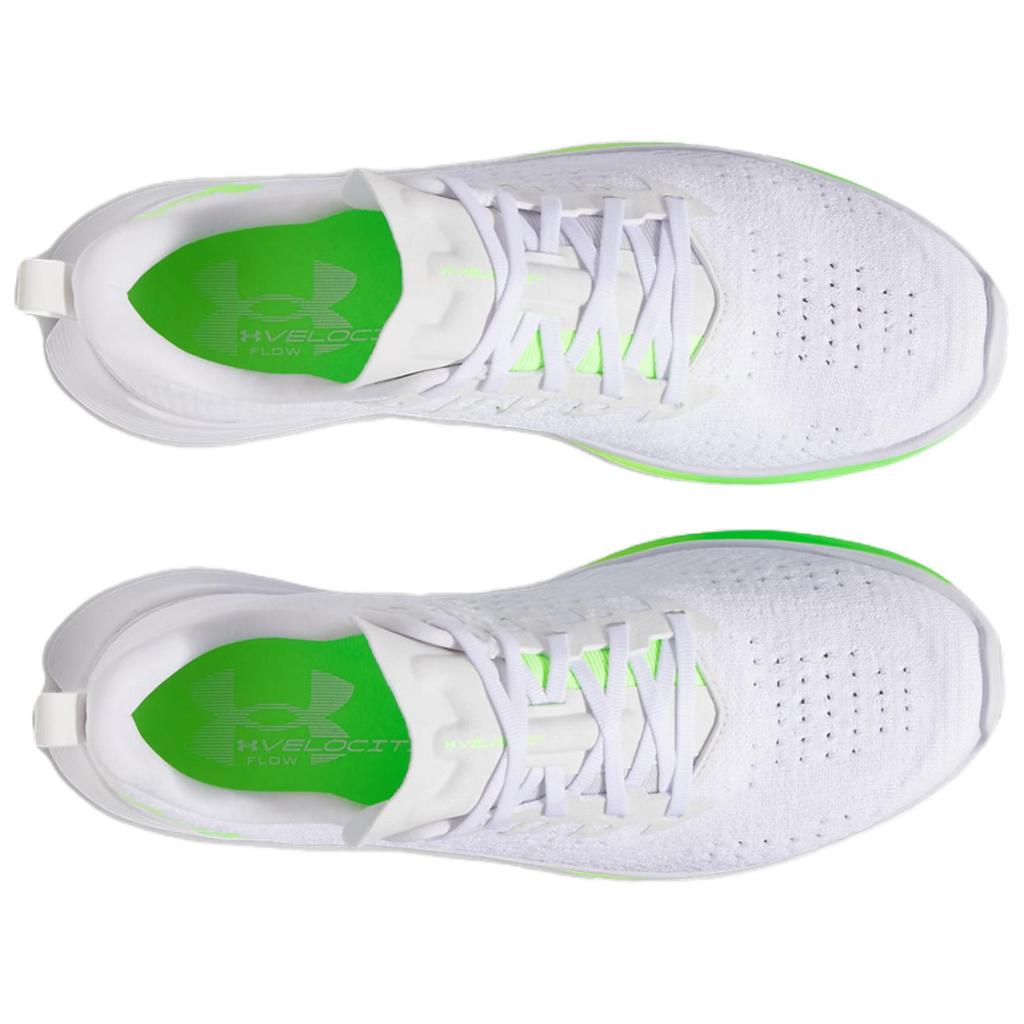 Under Armour Flow Velociti 4 White Hyper Green Men Sneakers 3027585-105