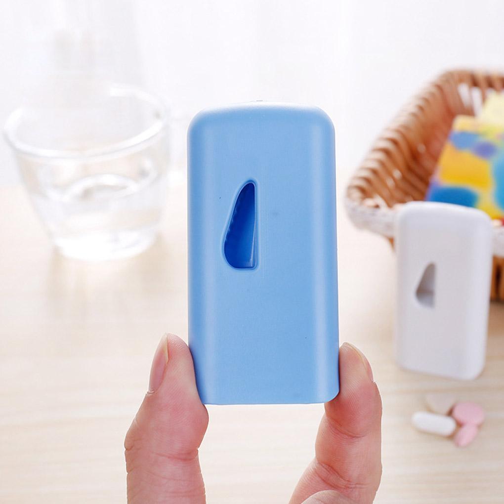 Pill Splitter Plastic Storage V- Grip Small or Large Pills Slicer Home Divider