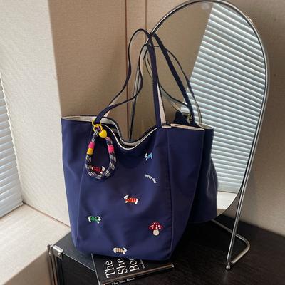 Una Borsa a Secchiello di Nicchia, Casual, Semplice, Individuale e alla Moda per Donne, Borsa a Spalla Singola