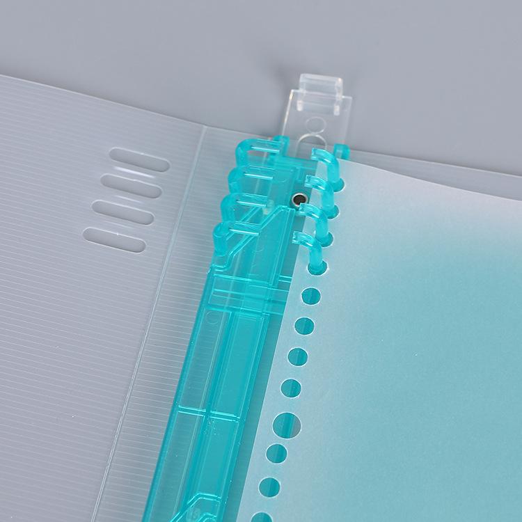 Four-color Light Color Stationery PP Plastic Loose-leaf Notebook Cover Custom B5 Loose-leaf Coil Hand Account Shell