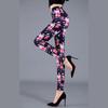 Women's Cartoon Print High Waist Slim Leggings – Plus Size, Trendy, Elastic, Perfect for Spring & Autumn.