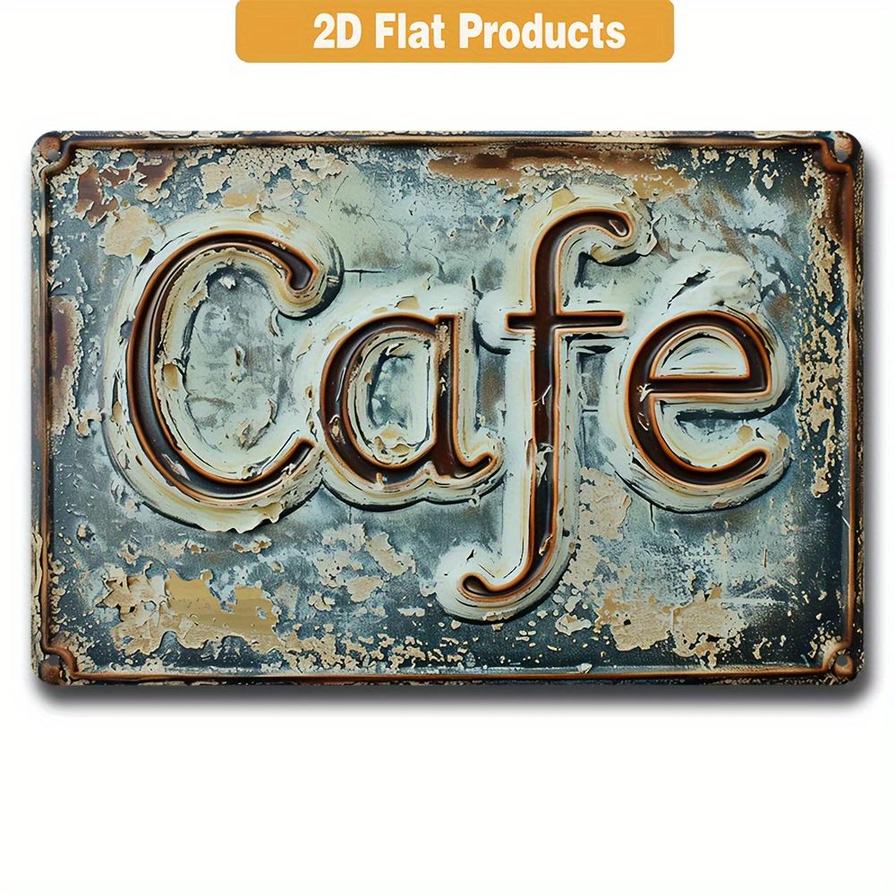 FJ Vintage Decor Metal Tin Signs 2D Flat Printing Retro Posters Room Decoration Home Bar Pub Club Wall Art Decor
