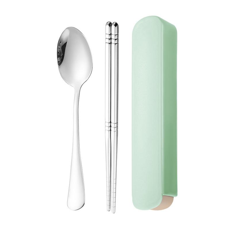 304 Stainless Steel Cutlery Set: Custom Logo Chopsticks, Spoon & Fork for Events