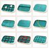 Elegant Velvets Jewelry Storage Tray Pendant Holder Elegant Jewelry Box Stackable Display Showcase Plate for Necklace