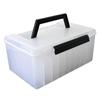 Fishing Box 52 Compartments Shrimp Storage Box Built In Drainage Holes Fishing Gear Box Large Capacity Fishing Accessories