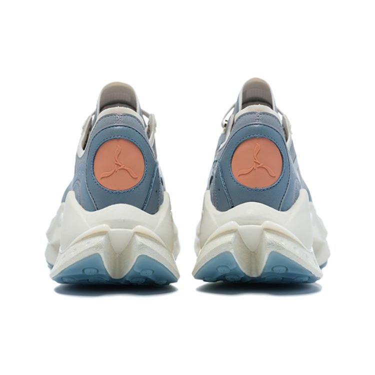 Li-Ning 1990 Absolute Shadow RMX Retro Low-Top Sports Casual Shoes Men Sneakers Blue Gray ALFT033-3